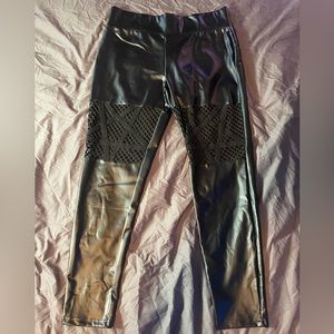 Killstar black pleather pants